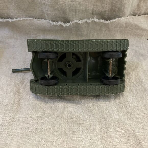 Tim Mee Toy Lot Cargo Truck And Tank WWII Lot Of 2 Plastic Green Army Men - Picture 14 of 16